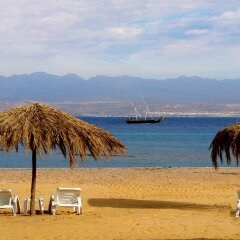 Отель Strand Beach and Golf Taba Heights пляж
