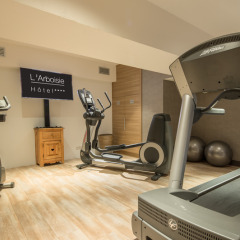 Отель Hôtel l'Arboisie фитнесс-зал