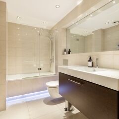 Отель 2 BDR in Knightsbridge by The Residences Великобритания, Лондон - отзывы, цены и фото номеров - забронировать отель 2 BDR in Knightsbridge by The Residences онлайн ванная