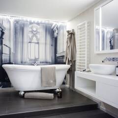 Отель Stein Hotel Австрия, Зальцбург - отзывы, цены и фото номеров - забронировать отель Stein Hotel онлайн ванная фото 2