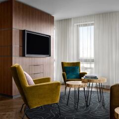 Отель Renaissance Amsterdam Schiphol Airport Hotel Нидерланды, Аалсмеер - отзывы, цены и фото номеров - забронировать отель Renaissance Amsterdam Schiphol Airport Hotel онлайн комната для гостей фото 5