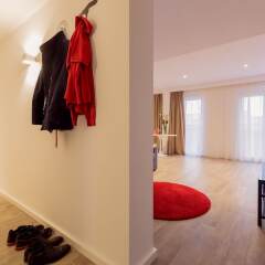 Отель Brera Serviced Apartments Frankfurt Германия, Франкфурт-на-Майне - отзывы, цены и фото номеров - забронировать отель Brera Serviced Apartments Frankfurt онлайн комната для гостей фото 5