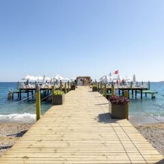 Club Hotel Phaselis Rose Турция, Кемер - отзывы, цены и фото номеров - забронировать отель Club Hotel Phaselis Rose онлайн приотельная территория фото 2