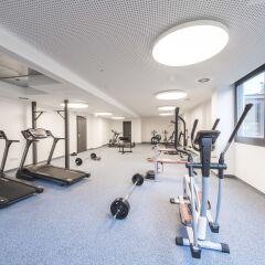 Отель JOYN Munich Olympic Мюнхен фитнесс-зал фото 2