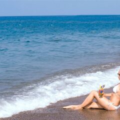 Отель Andros Family Club пляж