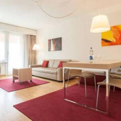 Апартаменты EMA house Serviced Apartments, Unterstrass Цюрих комната для гостей фото 2