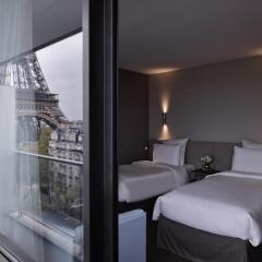 Отель Pullman Paris Tour Eiffel 4* Номер Премиум разные типы кроватей фото 2