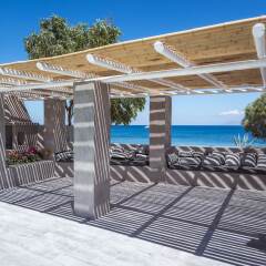 Отель Damma Beachfront Luxury Villa Греция, Остров Санторини - отзывы, цены и фото номеров - забронировать отель Damma Beachfront Luxury Villa онлайн пляж