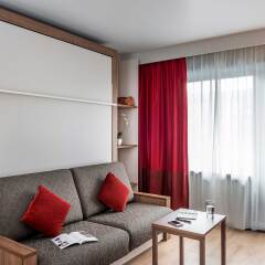 Отель Aparthotel Adagio Paris Bercy Village Франция, Париж - 2 отзыва об отеле, цены и фото номеров - забронировать отель Aparthotel Adagio Paris Bercy Village онлайн комната для гостей фото 2