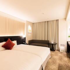 Отель Solaria Nishitetsu Hotel Seoul Myeongdong Южная Корея, Сеул - 1 отзыв об отеле, цены и фото номеров - забронировать отель Solaria Nishitetsu Hotel Seoul Myeongdong онлайн комната для гостей фото 3