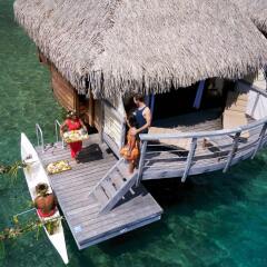 Отель Manava Beach Resort and Spa Moorea Французская Полинезия, Папеэте - отзывы, цены и фото номеров - забронировать отель Manava Beach Resort and Spa Moorea онлайн приотельная территория