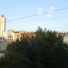 Апартаменты LUXKV Apartment on Smolenskaya балкон