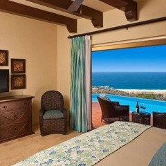 Отель Ocean-view Villa in Cabo San Lucas, 3 Bedroom Педрегал комната для гостей фото 2