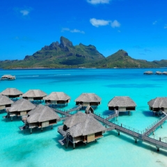 Отель Four Seasons Resort Bora Bora пляж фото 2