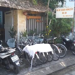 Отель Ha My Beach Homestay Hoi An парковка