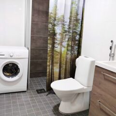 Отель Hiisi Homes Helsinki Pasila ванная