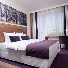Отель Wyndham Köln Германия, Кёльн - 3 отзыва об отеле, цены и фото номеров - забронировать отель Wyndham Köln онлайн комната для гостей фото 3