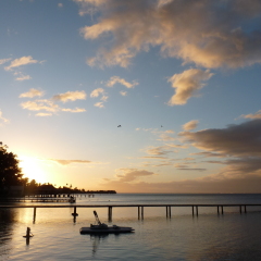 Отель Poerani Moorea пляж