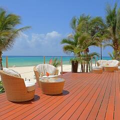 Отель Royal Hideaway Playacar All Inclusive - Adults only пляж