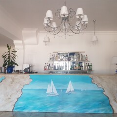 Hotel Ristorante Porto Azzurro Джардини Наксос бассейн