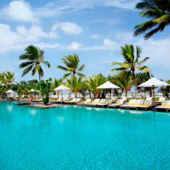 Отель Centara Ceysands Resort & Spa Sri Lanka Шри-Ланка, Бентота - 1 отзыв об отеле, цены и фото номеров - забронировать отель Centara Ceysands Resort & Spa Sri Lanka онлайн пляж фото 2