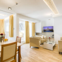 Отель Vienna Grand Apartments DANUBE Австрия, Вена - отзывы, цены и фото номеров - забронировать отель Vienna Grand Apartments DANUBE онлайн комната для гостей фото 3
