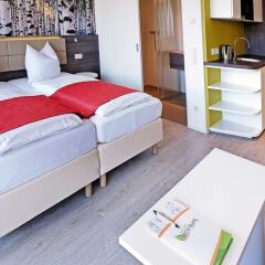 Отель Eco Suite Hotel Австрия, Зальцбург - отзывы, цены и фото номеров - забронировать отель Eco Suite Hotel онлайн комната для гостей фото 2