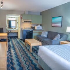 Отель Accent Inns Burnaby Канада, Бурнаби - 1 отзыв об отеле, цены и фото номеров - забронировать отель Accent Inns Burnaby онлайн комната для гостей фото 5