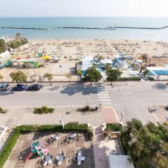 Отель Palos Италия, Римини - отзывы, цены и фото номеров - забронировать отель Palos онлайн пляж фото 2