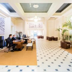 Отель Thermae Palace Hotel Бельгия, Остенде - отзывы, цены и фото номеров - забронировать отель Thermae Palace Hotel онлайн интерьер отеля фото 2