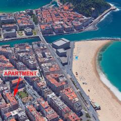 Отель 001 / Cantabric Plaza, Near La Zurriola Beach - Apartment for 8 People in San Sebasti?n Испания, Сан-Себастьян - отзывы, цены и фото номеров - забронировать отель 001 / Cantabric Plaza, Near La Zurriola Beach - Apartment for 8 People in San Sebasti?n онлайн пляж