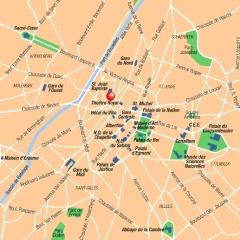 Astrid Centre Hotel Брюссель городской автобус