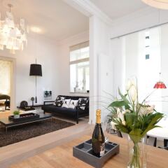 Апартаменты Best Deal in Town ! 'PURO' Exclusive Designer Apartment in the Center Мюнхен комната для гостей фото 4