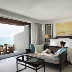 Отель InterContinental Samui Baan Taling Ngam Resort комната для гостей фото 5
