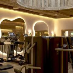 Отель The Alpina Gstaad фитнесс-зал фото 4