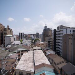 Отель Residenstay Yoka Fukuoka Tenjin Фукуока балкон