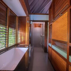 Отель Le Meridien Bora Bora Французская Полинезия, Бора-Бора - отзывы, цены и фото номеров - забронировать отель Le Meridien Bora Bora онлайн ванная