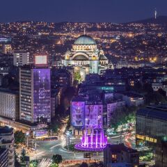 Hotel Slavija Belgrade Белград городской автобус