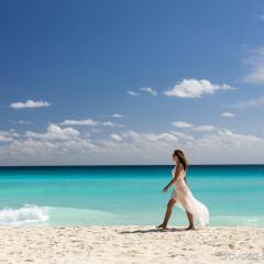 Отель Marriott Cancun Resort пляж
