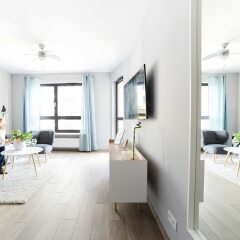 Апартаменты Comfortable Apartment in Warsaw комната для гостей