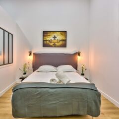 Отель 05 - Designed Parisian Flat Франция, Париж - отзывы, цены и фото номеров - забронировать отель 05 - Designed Parisian Flat онлайн комната для гостей фото 2
