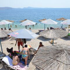 Апартаменты Kleri Beach Apartments пляж