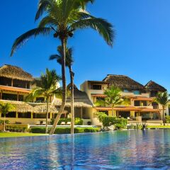 Отель Las Palmas Beachfront Villas Мексика, Коакоюл - отзывы, цены и фото номеров - забронировать отель Las Palmas Beachfront Villas онлайн приотельная территория фото 2