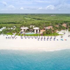 Отель Banyan Tree Mayakoba пляж