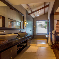 Отель Aditya Boutique Hotel Шри-Ланка, Катукурунда - отзывы, цены и фото номеров - забронировать отель Aditya Boutique Hotel онлайн ванная фото 2
