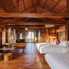 Отель Wooden Lodge Homestay комната для гостей фото 2