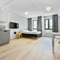 Апартаменты Forenom Serviced Apartments Oslo Majorstuen комната для гостей фото 4
