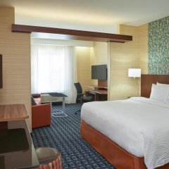 Отель Fairfield Inn & Suites by Marriott Niagara Falls США, Ниагара-Фолс - отзывы, цены и фото номеров - забронировать отель Fairfield Inn & Suites by Marriott Niagara Falls онлайн комната для гостей фото 3