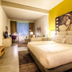 Отель NYX Hotel Milan by Leonardo Hotels Италия, Милан - 1 отзыв об отеле, цены и фото номеров - забронировать отель NYX Hotel Milan by Leonardo Hotels онлайн комната для гостей фото 4
