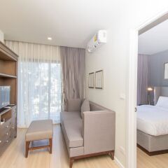Отель Dlux Condominium Таиланд, Бухта Чалонг - отзывы, цены и фото номеров - забронировать отель Dlux Condominium онлайн комната для гостей фото 5